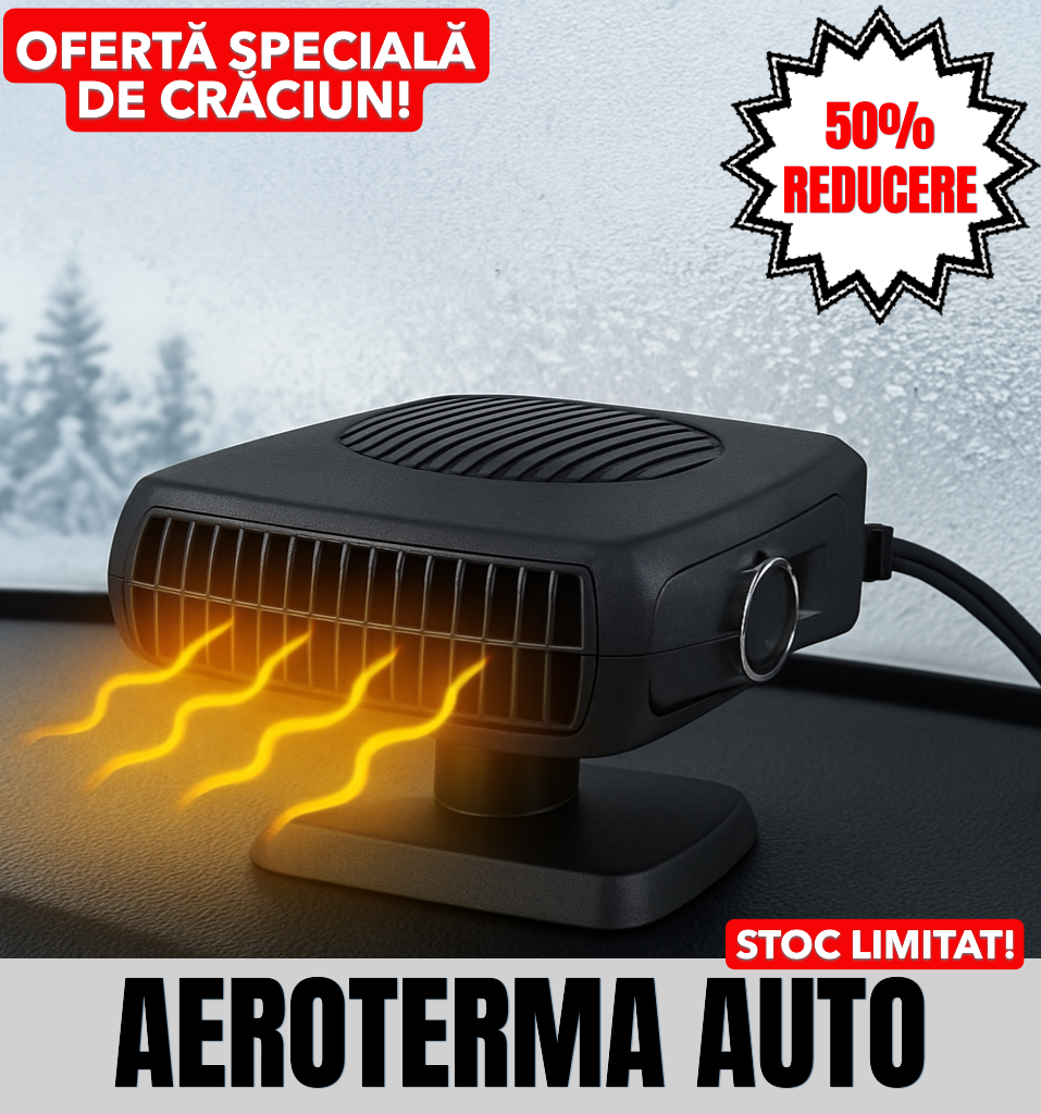 TERMOAUTO™ -Aeroterma auto cu aer Cald sau Rece