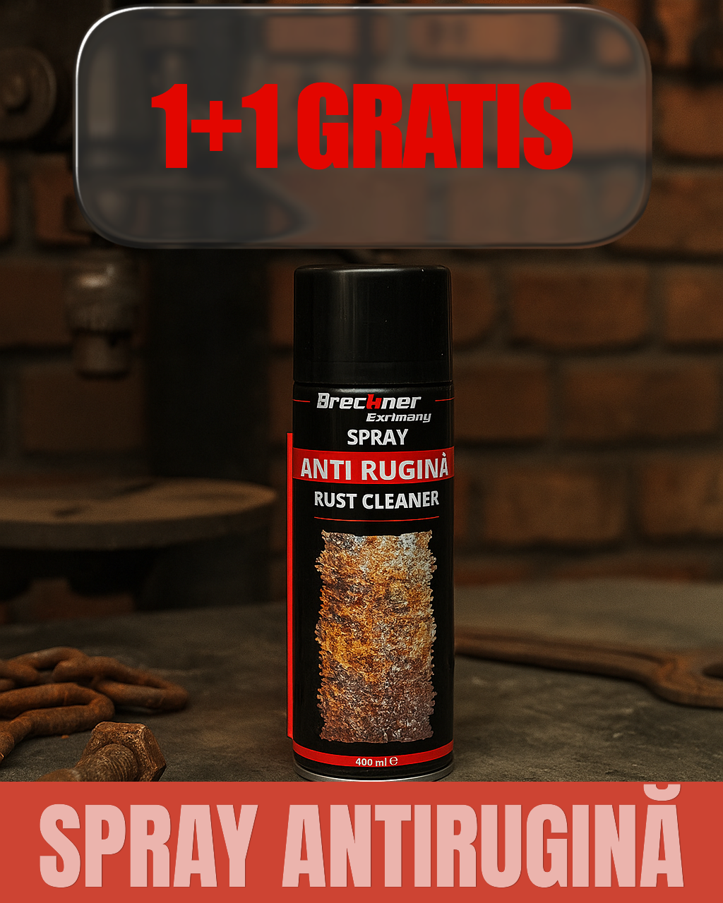 Spray Antirugină GERMANĂ - 1+1 GRATIS